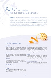 AZUR skin care line