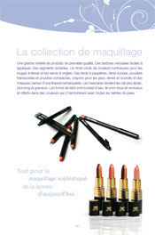 La collection de maquillage